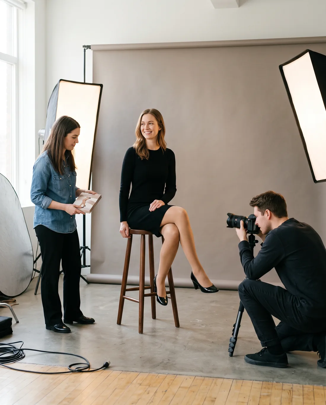 Modelka do reklamy rajstop